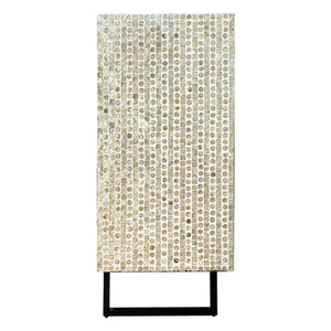 MOTHER OF PEARL HAND MADE SWIRL SIDEBOARD Cabinets & Storage Philbee Interiors 