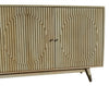 FLUTED ASH HARDWOOD HAND MADE SIDEBOARD Philbee Interiors 