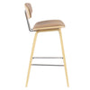 RETRO KITCHEN BENCH HEIGHT CHAIR KHAKI Furniture Philbee Interiors 