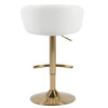 WINFREY GAS LIFT BAR STOOL WHITE Furniture Philbee Interiors 