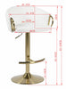 WINFREY GAS LIFT BAR STOOL WHITE Furniture Philbee Interiors 
