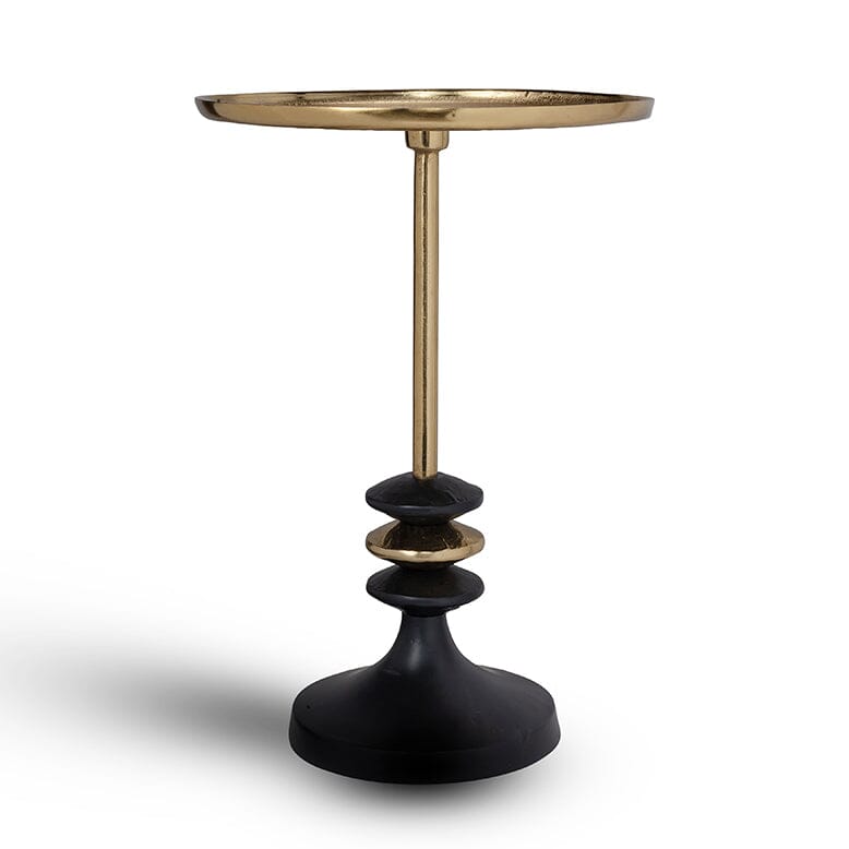 INDUSTRIAL IRON LOFT ACCENT TABLE SIDE TABLE Philbee Interiors 