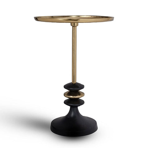 INDUSTRIAL IRON LOFT ACCENT TABLE SIDE TABLE Philbee Interiors 