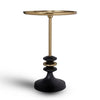 INDUSTRIAL IRON LOFT ACCENT TABLE SIDE TABLE Philbee Interiors 