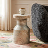 MIST SOLID MARBLE SIDE TABLE SIDE TABLE Philbee Interiors 