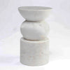 ECLIPSE SOLID MARBLE SIDE TABLE SIDE TABLE Philbee Interiors 