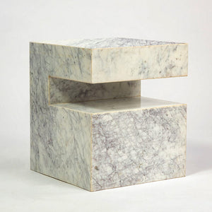 TRANQUIL SOLID MARBLE SIDE TABLE SIDE TABLE Philbee Interiors 