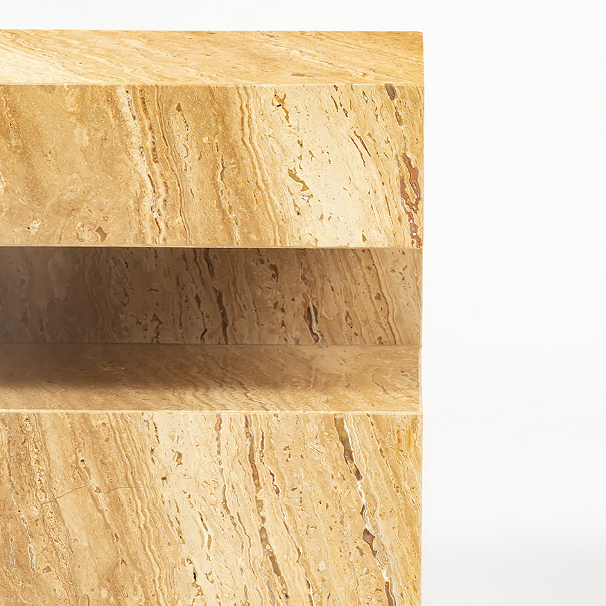TRANQUIL SOLID MARBLE SIDE TABLE
