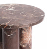 PILLAR SOLID MARBLE ACCENT TABLE SIDE TABLE Philbee Interiors 