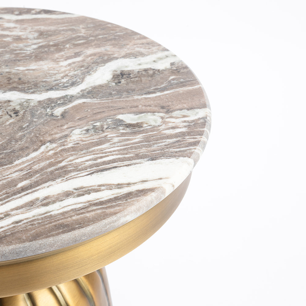 TORONTO MARBLE CREST SIDE TABLE