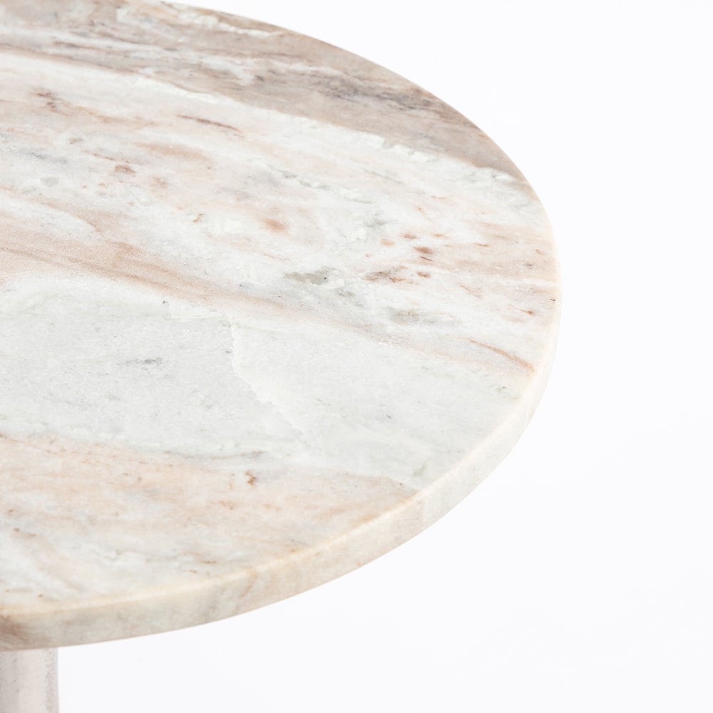 MARBLE RISE SIDE TABLE