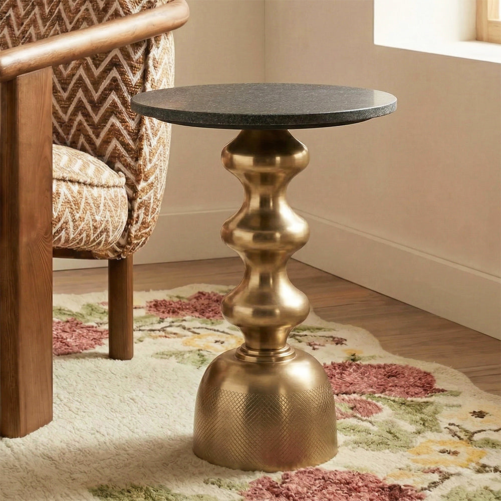 MARBLE AURA SIDE TABLE