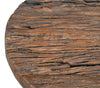 INVERTED WOOD AND IRON SIDE TABLE Philbee Interiors 