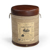 CYLINDRICAL CHATEAU OTTOMAN Philbee Interiors 