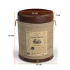 CYLINDRICAL CHATEAU OTTOMAN Philbee Interiors 
