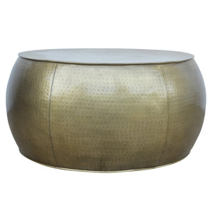 BRASS LOOK HAMMERED COFFEE TABLE Coffee table Philbee Interiors 