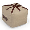 N0 6 SQUARE LEATHER OTTOMAN Philbee Interiors 