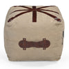N0 6 SQUARE LEATHER OTTOMAN Philbee Interiors 