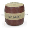 SAVON FRANCE ROUND HAND MADE OTTOMAN Philbee Interiors 