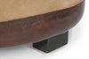 VINTAGE ROUND OTTOMAN Philbee Interiors 