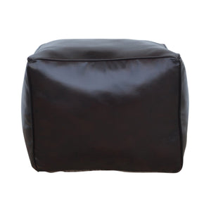 SQUARE CHOCOLATE OTTOMAN Philbee Interiors 