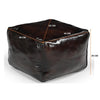 SQUARE CHOCOLATE OTTOMAN Philbee Interiors 