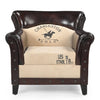 CHARLESTON POLO VINTAGE ARM CHAIR Philbee Interiors 
