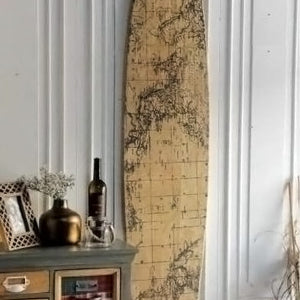 OLA HARDWOOD SURFBOARD WALL ART WALL ART Philbee Interiors 