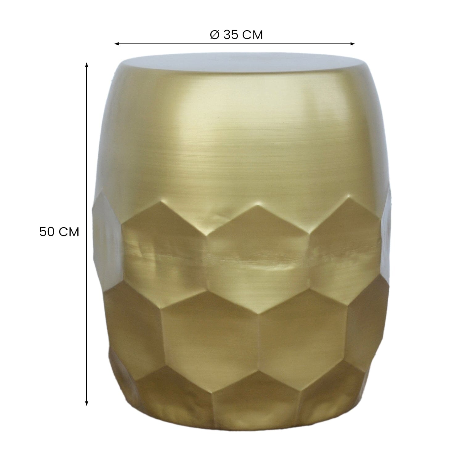 BELLA HEXAGON SIDE TABLE Philbee Interiors 