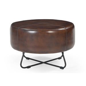 BOLERO LEATHER COFFEE TABLE/OTTOMAN Ottomans Philbee Interiors 