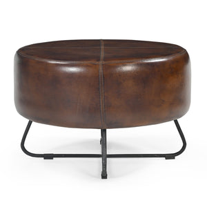 BOLERO LEATHER COFFEE TABLE/OTTOMAN Ottomans Philbee Interiors 