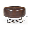 BOLERO LEATHER COFFEE TABLE/OTTOMAN Philbee Interiors 
