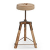 INDUSTRIAL NUMBER 3 WIND UP BAR STOOL Philbee Interiors 