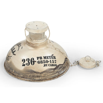 INDUSTRIAL HANGING LAMP SHADE Philbee Interiors 
