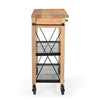HARDWOOD BUTLERS TROLLEY ON WHEELS Philbee Interiors 