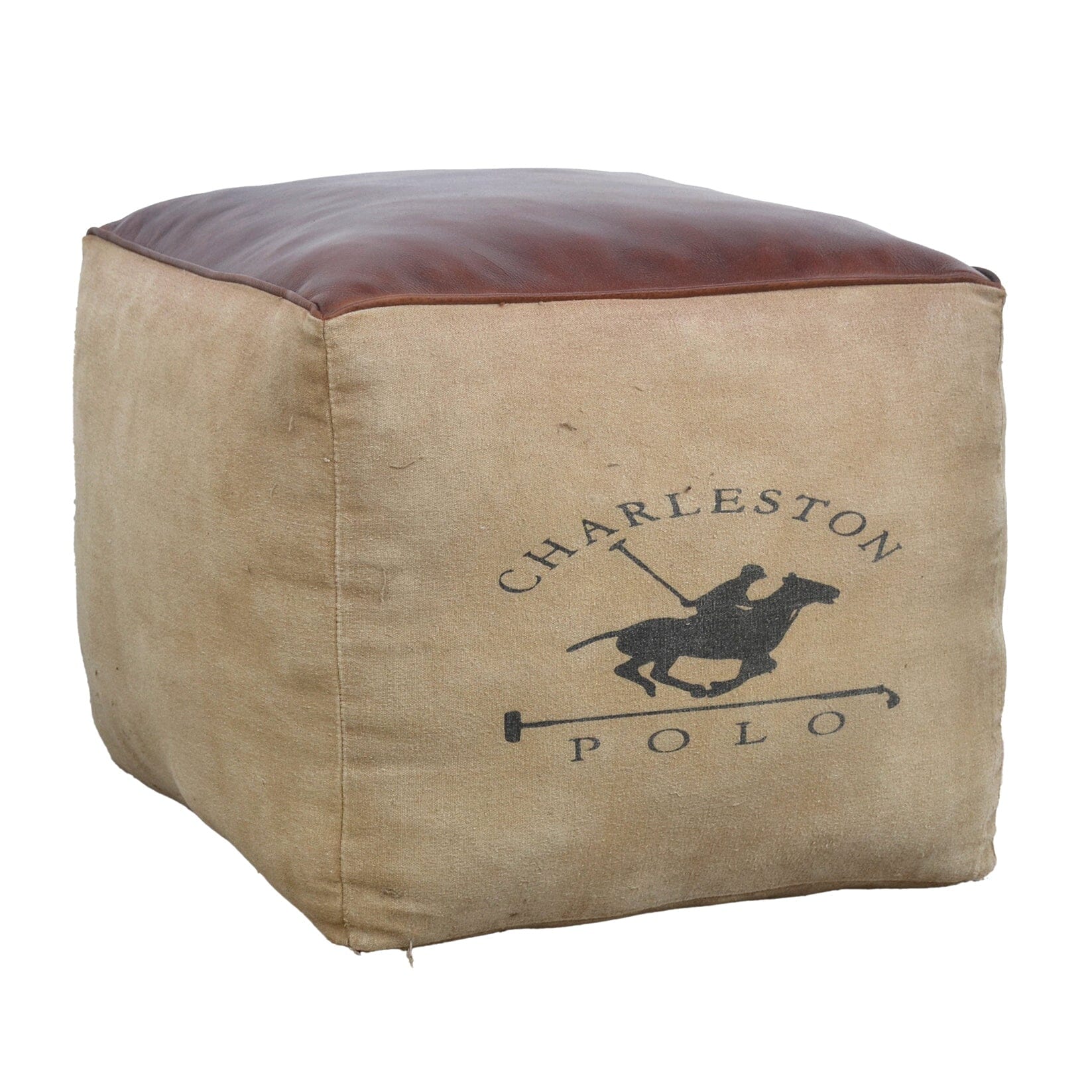 CHARLESTON POLO SQUARE OTTOMAN Philbee Interiors 