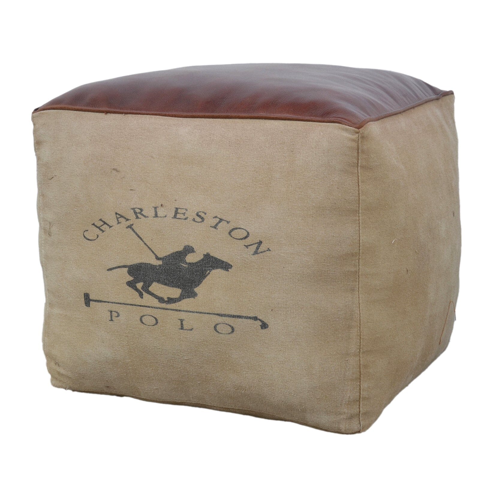 CHARLESTON POLO SQUARE OTTOMAN Philbee Interiors 