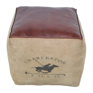 CHARLESTON POLO SQUARE OTTOMAN Philbee Interiors 