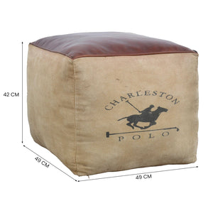 CHARLESTON POLO SQUARE OTTOMAN Philbee Interiors 