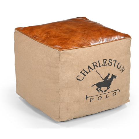 CHARLESTON POLO SQUARE OTTOMAN Philbee Interiors 