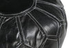 MOROCCAN LEATHER OTTOMAN BLACK Philbee Interiors 