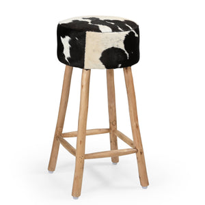 COWHIDE BAR STOOL Philbee Interiors 