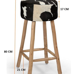 COWHIDE BAR STOOL Philbee Interiors 