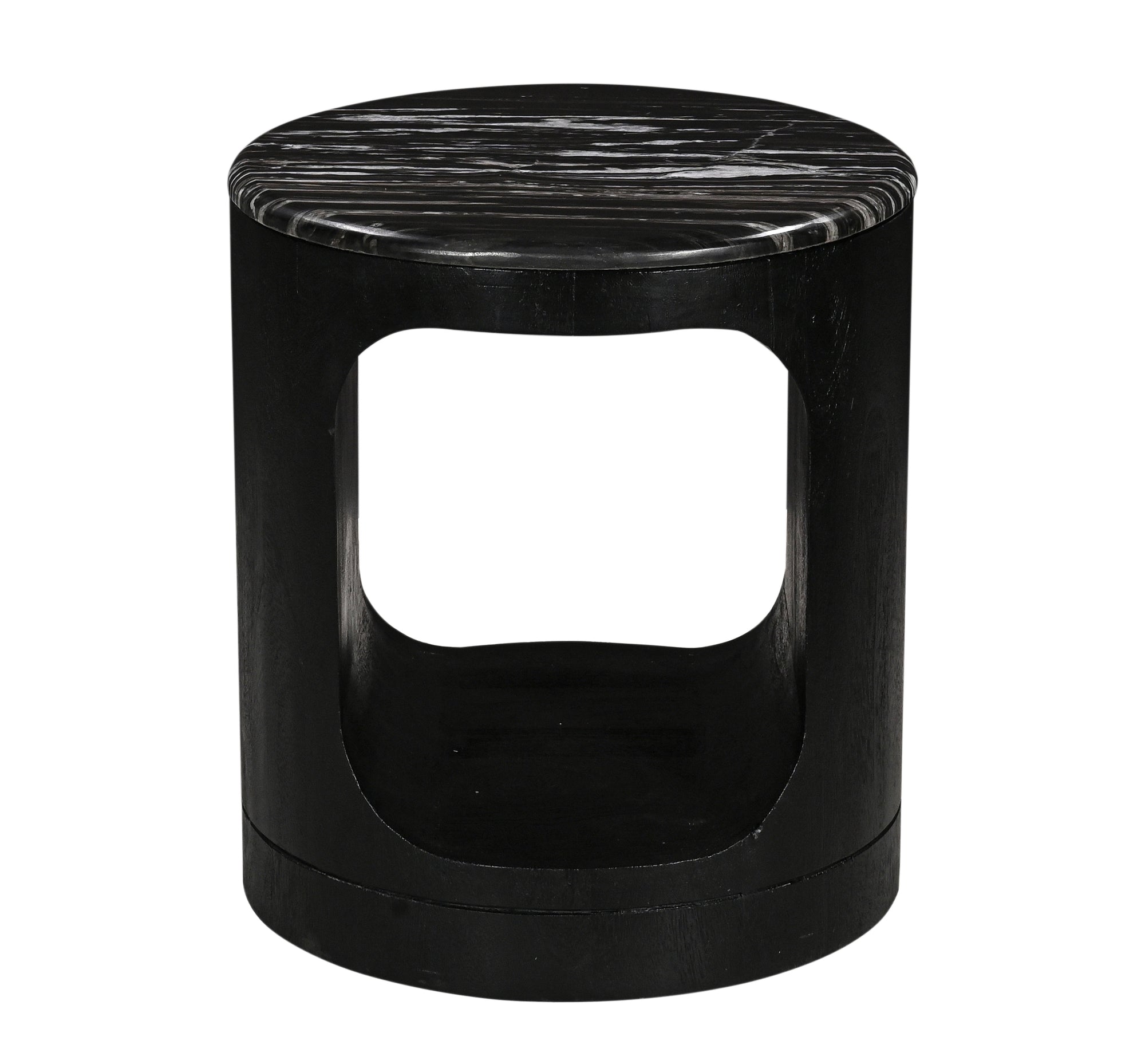MIDNIGHT PARAGON DARLIK MARBLE SIDE TABLE