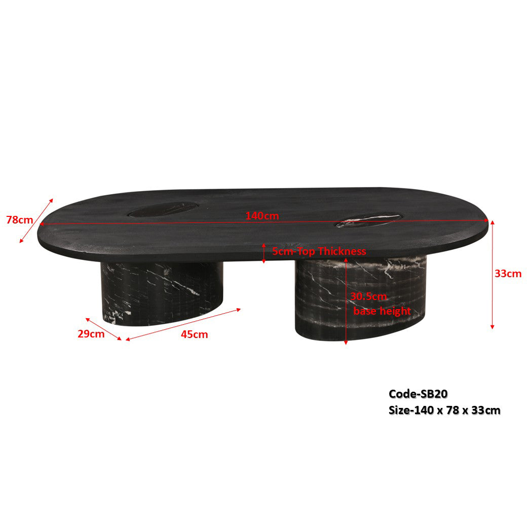MIDNIGHT PARAGON MARBLE TABLE