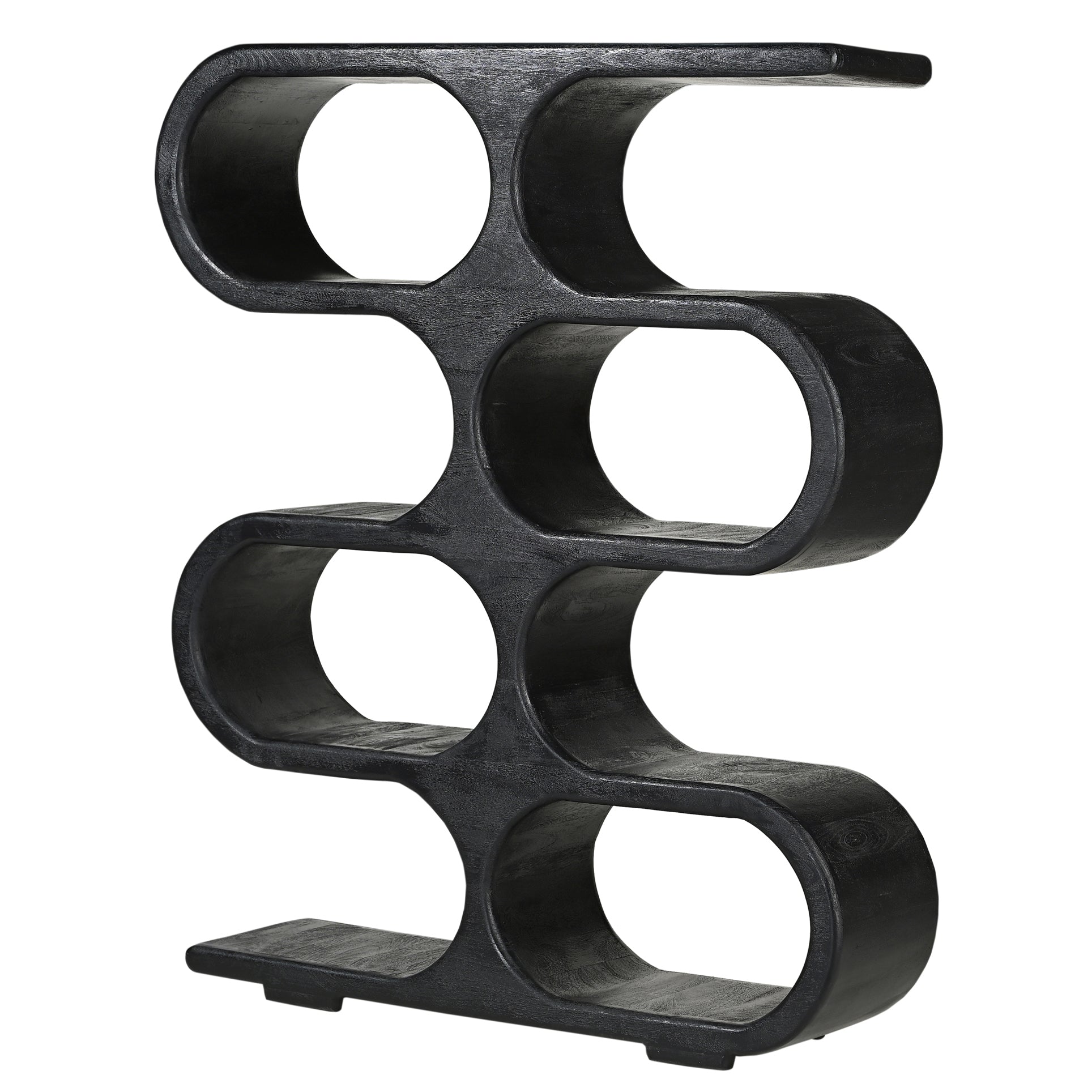 Grainwave Open Column Bookshelf handmade solid timber