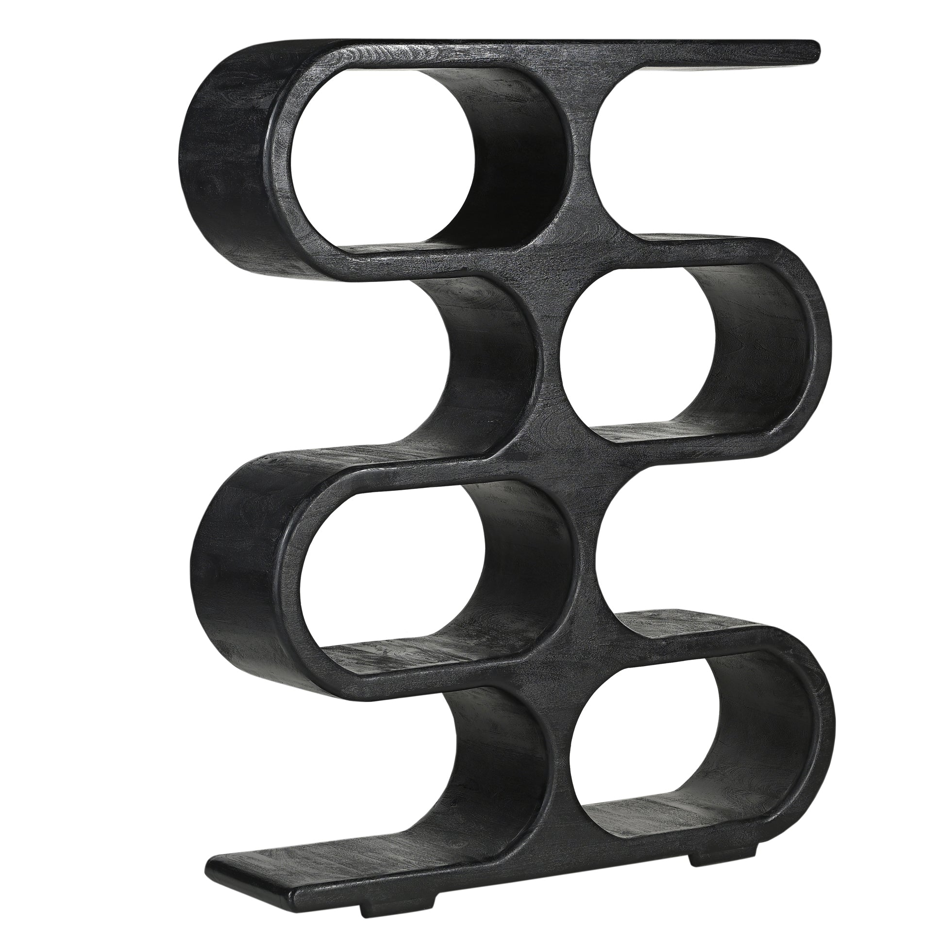 Grainwave Open Column Bookshelf handmade solid timber