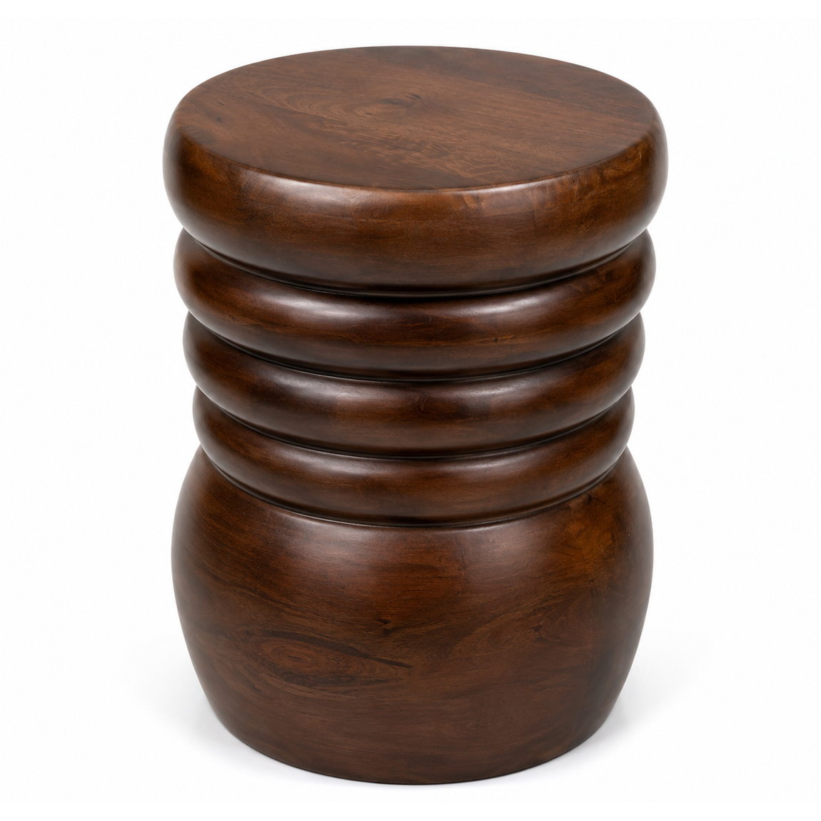 MANGO TIMBER STRATA SIDE TABLE