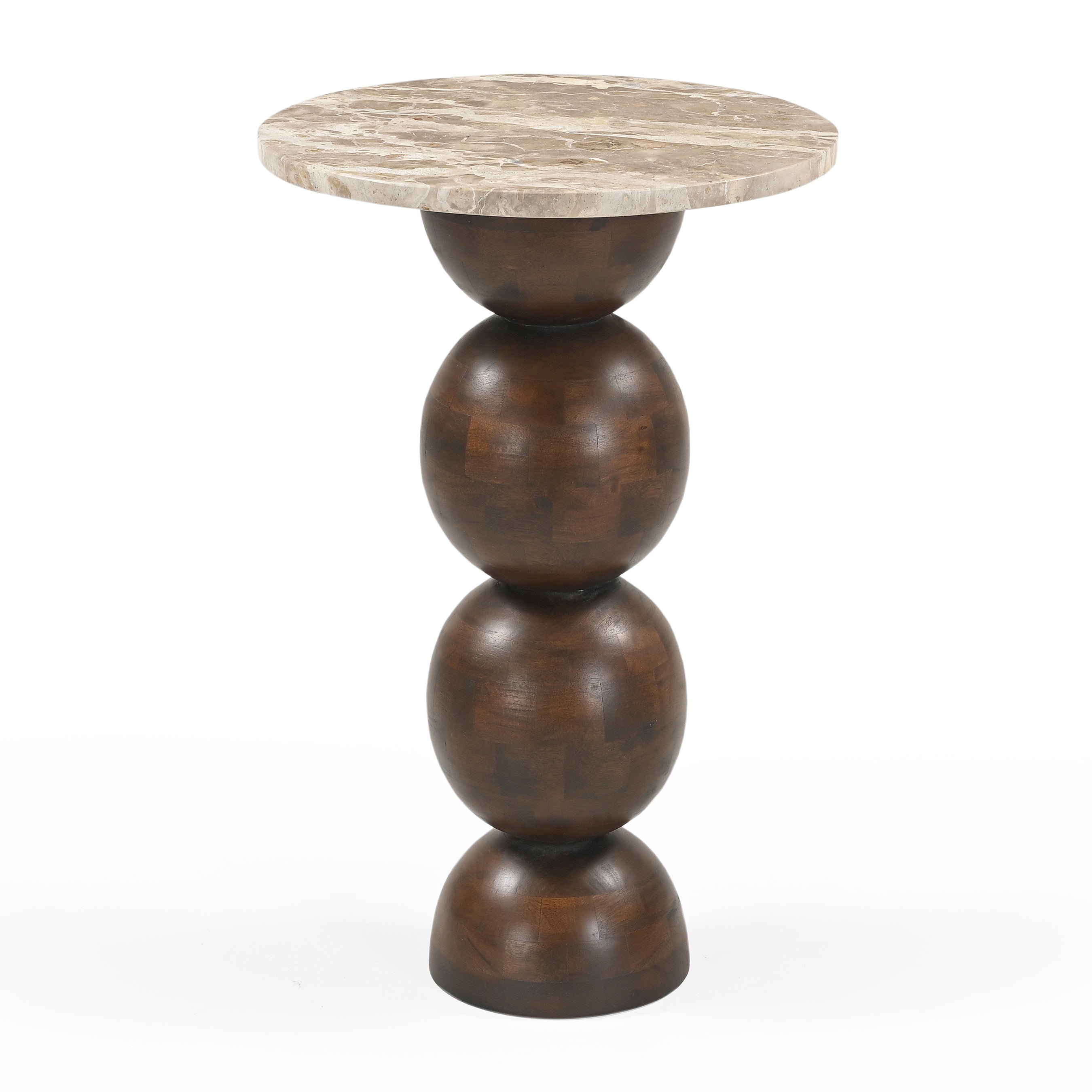 MARBLE SUMMIT ORB SIDE TABLE - Philbee Interiors