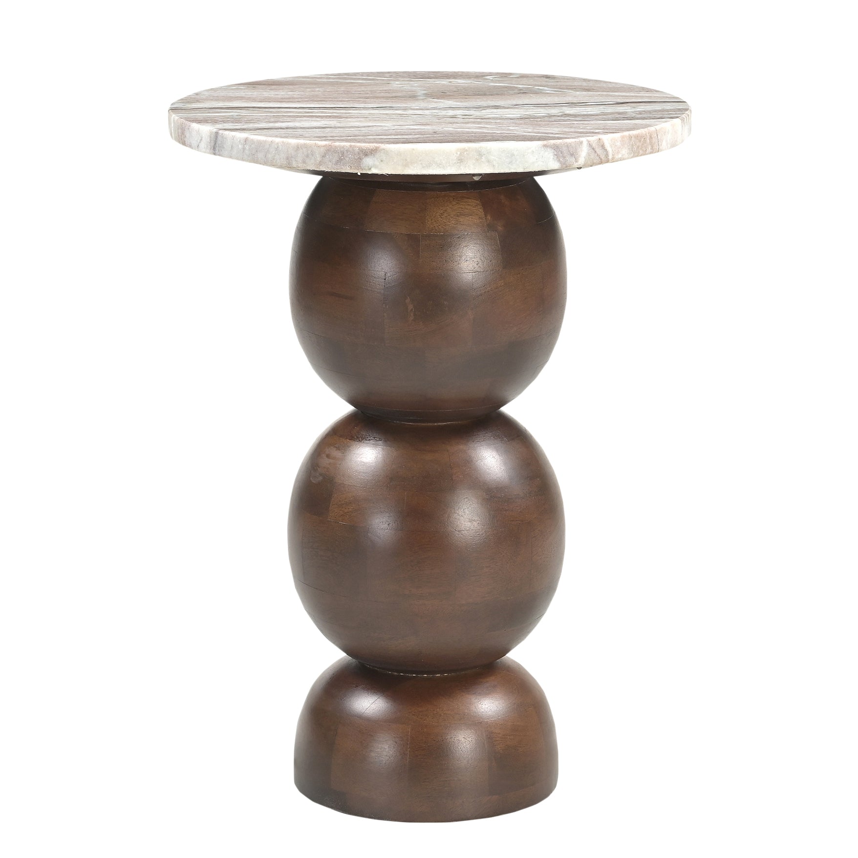MARBLE SUMMIT ORB SIDE TABLE